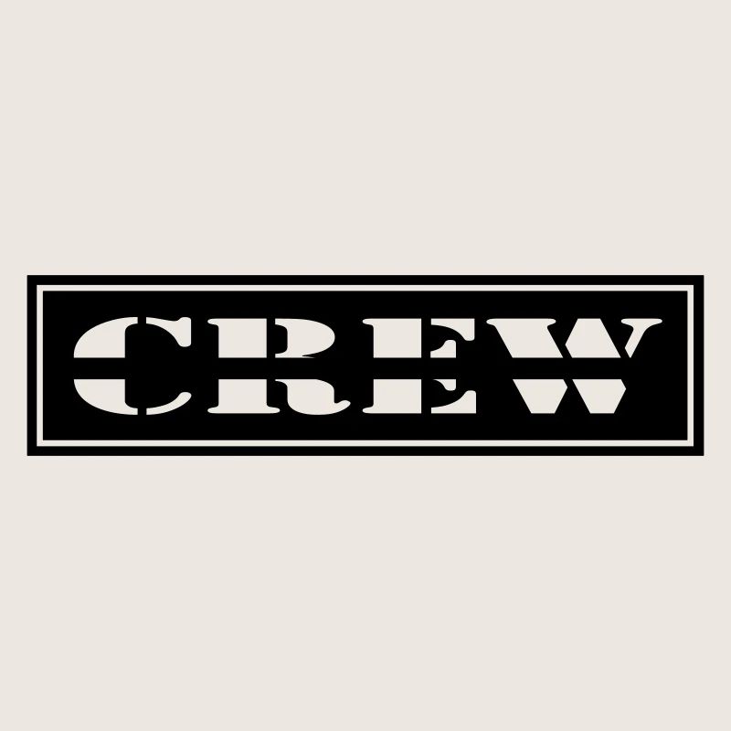 Crew design in patch format