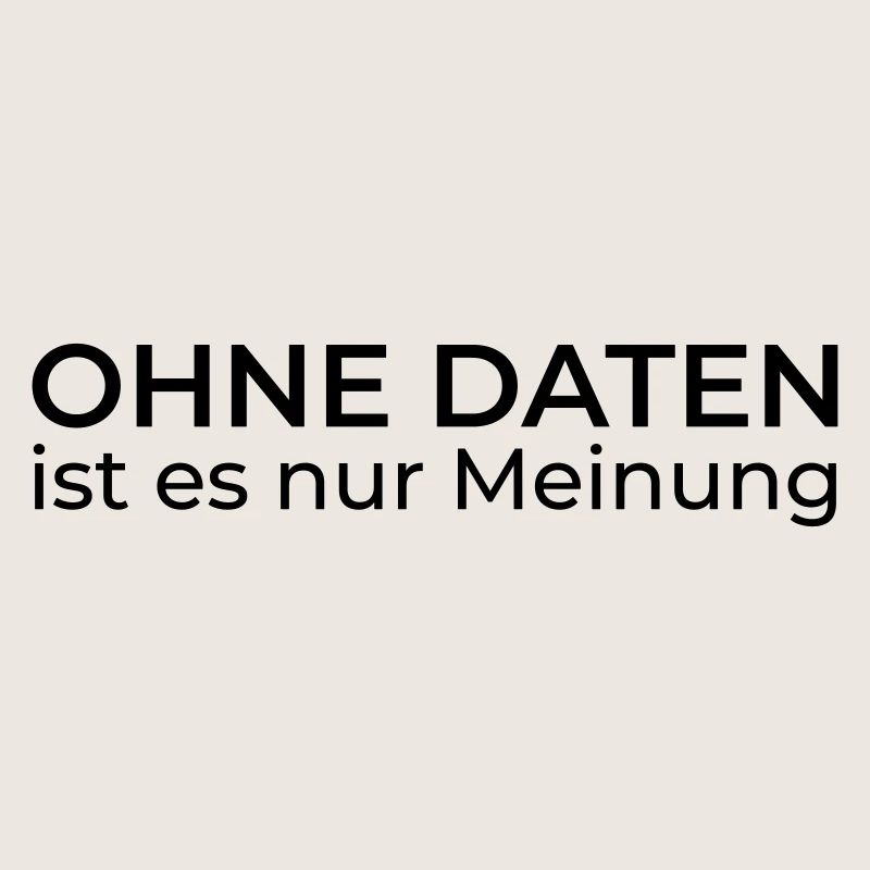 Without data, only opinion – Data & Engineering
