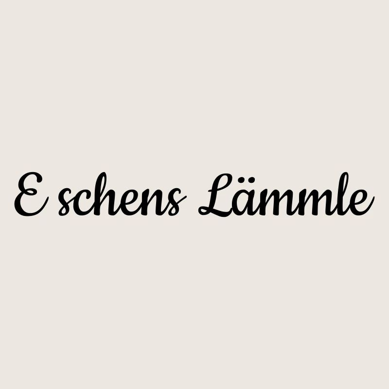 E schens Lämmle