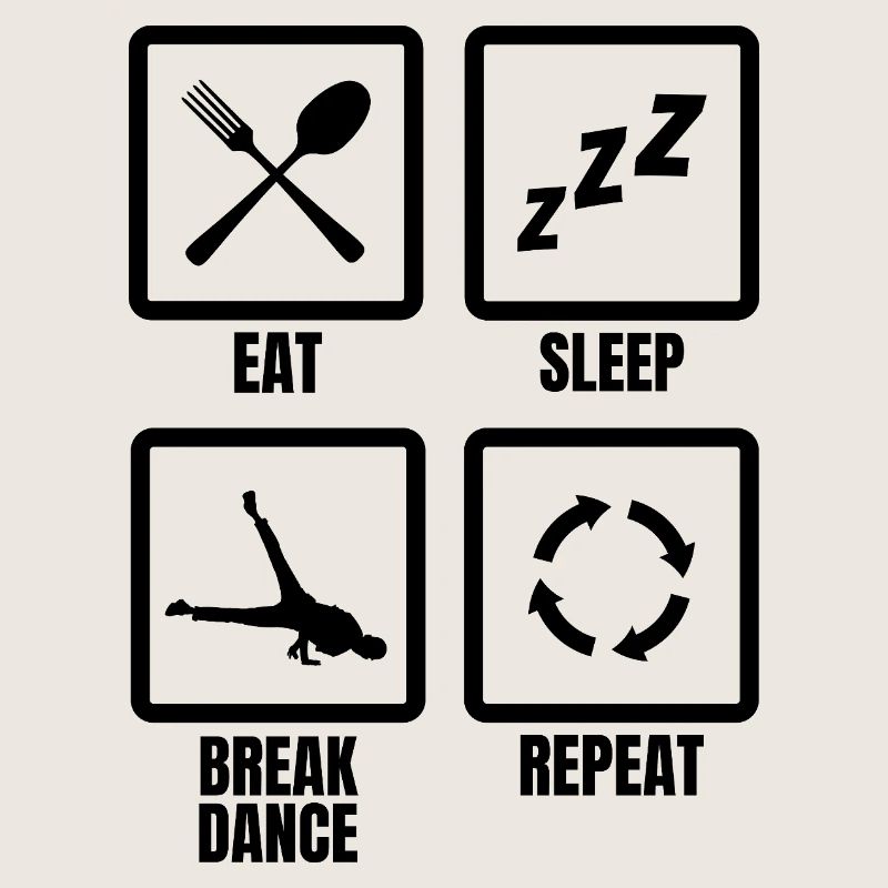 Routine quotidienne du breakdancer