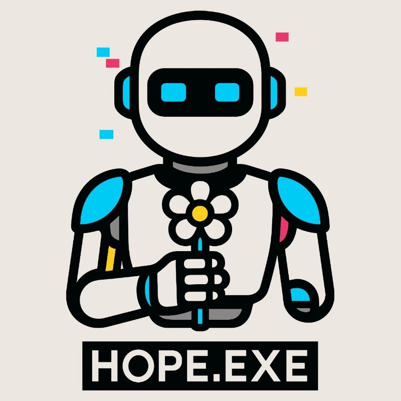 HOPE.EXE – Robot avec fleur