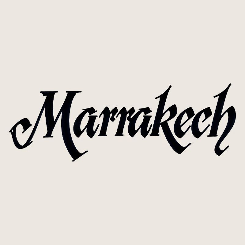 Marrakech Red City Wall Pattern