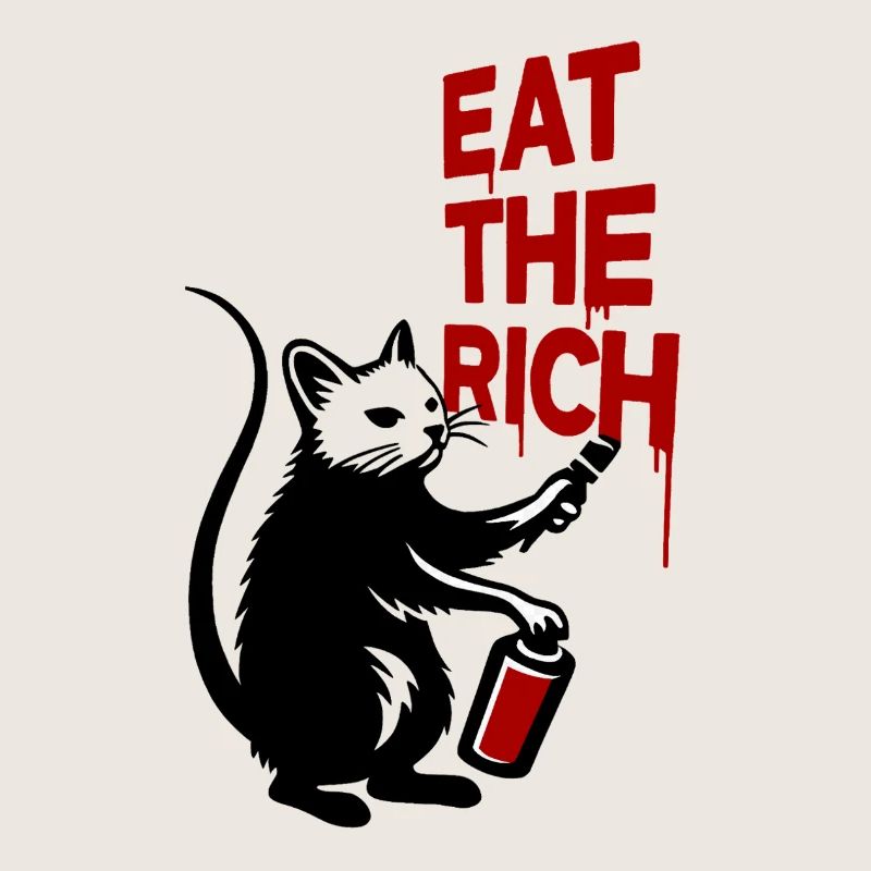 Protest chat graffiti imprimer