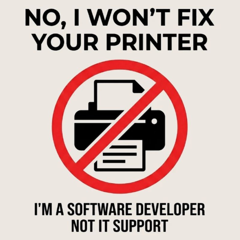 Programmeur : pas support informatique