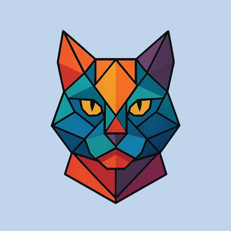 Chat | Tête de chat Impression / Impression / Design