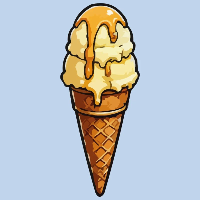 Cornet de glace Caramel Rip