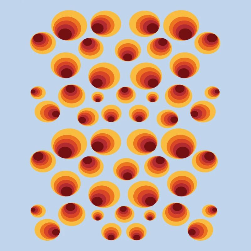 50 ' s 60 ' s Polka Dot Circle Style Pattern