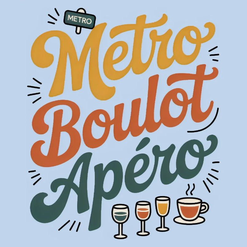 Metro Work Aperitif Humor Routine Work Evening