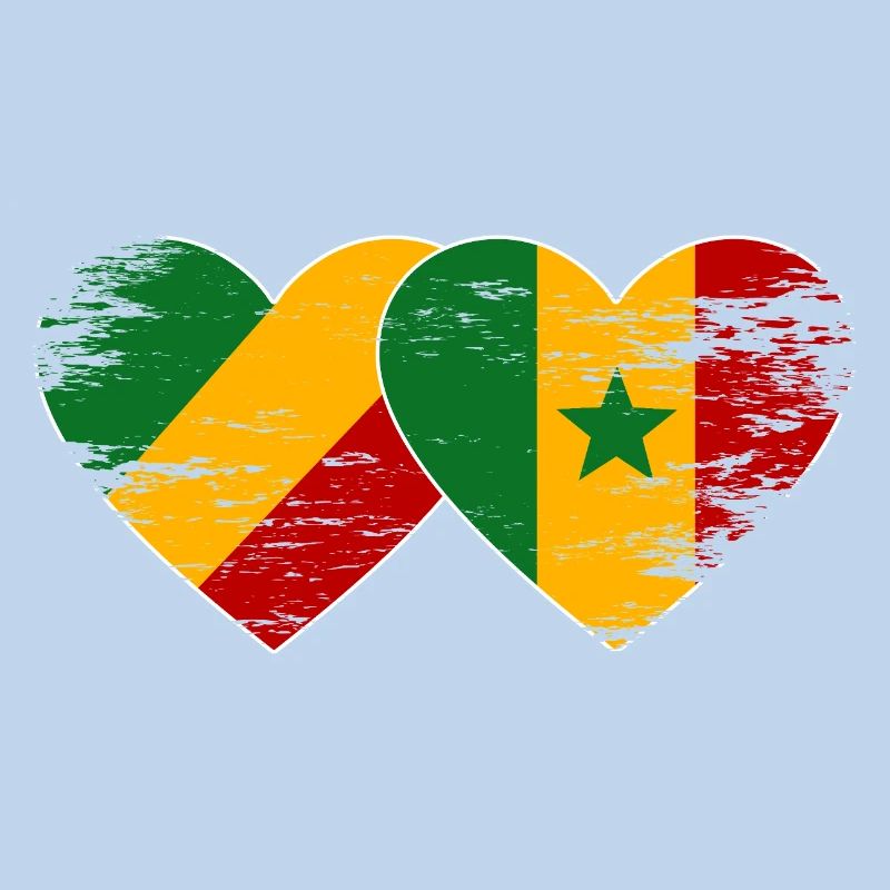 Drapeau Congo-Sénégal utilisé