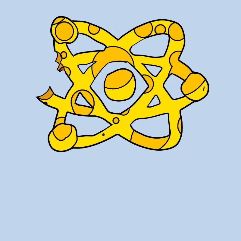 Atom Cheese Symbol Science Scientifique