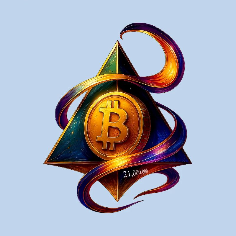 Conception créative Bitcoin et Blockchain
