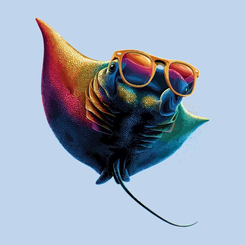 Manta Ray, Devil Ray, Stingray, Diver