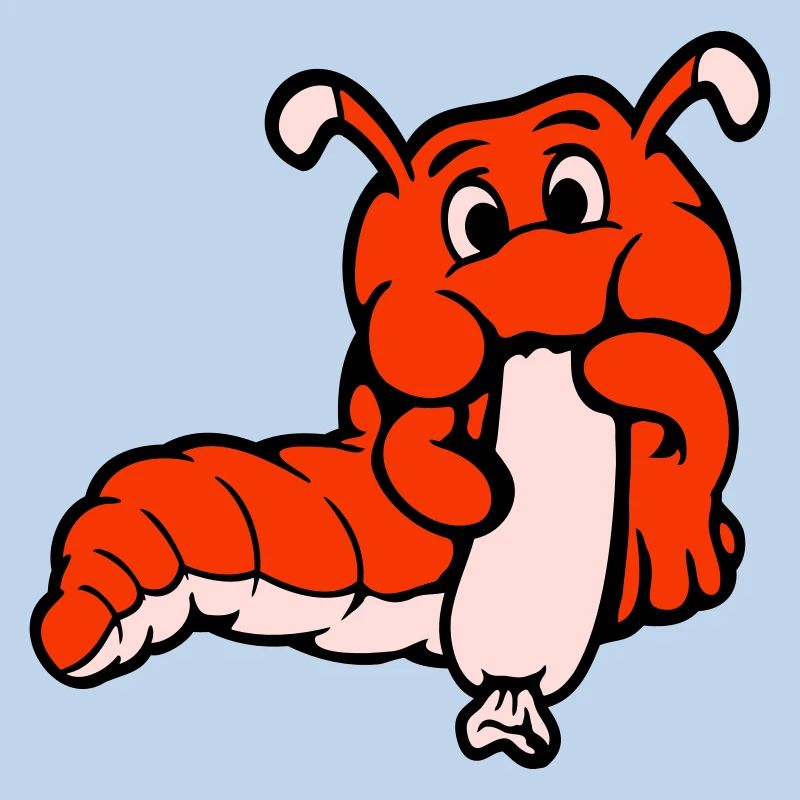 Chenille ver Happy Eats Saucisse Saucisse Hot-dog