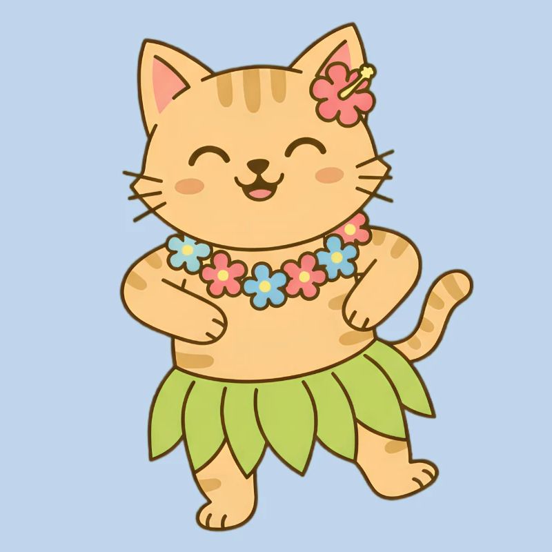 Chat à Hawaï