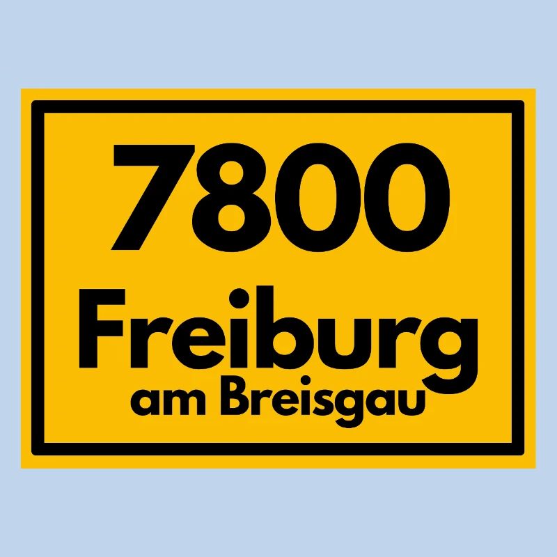 ANCIEN CODE POSTAL RÉTRO 7800 FREIBURG BREISGAU