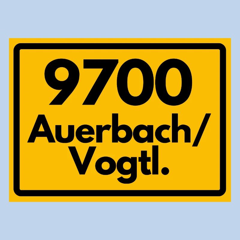 OLD POSTCODE 9700 AUERBACH/VOGTL. SAXONY
