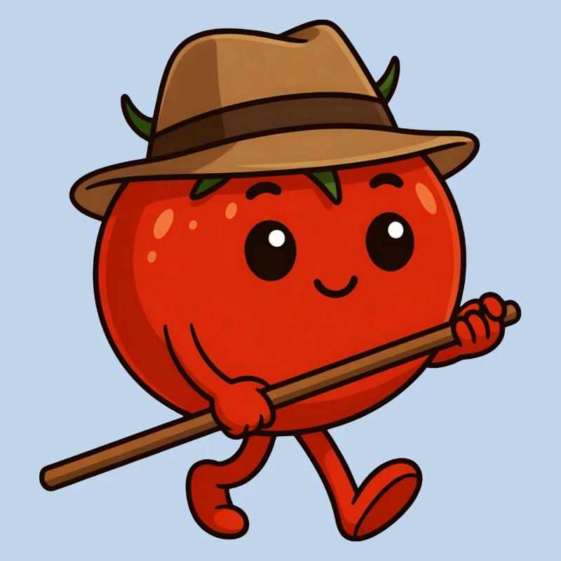 Tomate auf Wanderschaft
