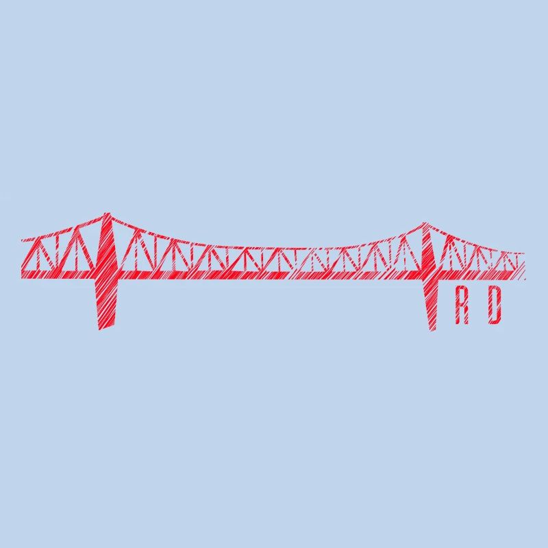 Rendsburg High Bridge Scribble Design – RD Skylin