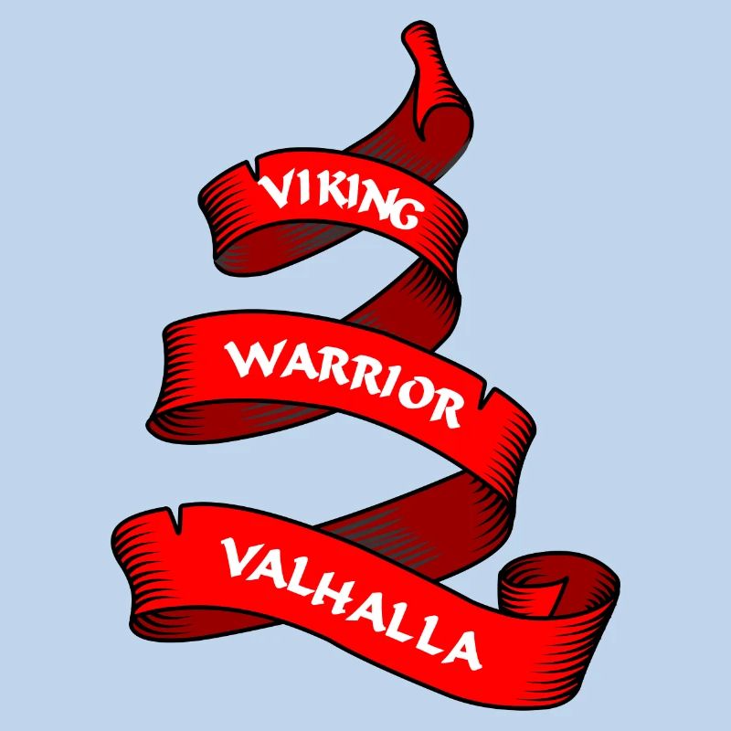 Wikinger Wimpel oder Banner rot