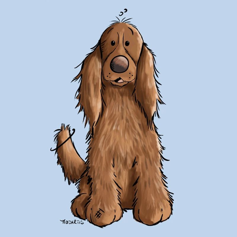 Cocker Spaniel mach Sitz