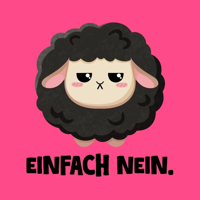 Grumpy Schaf Einfach nein