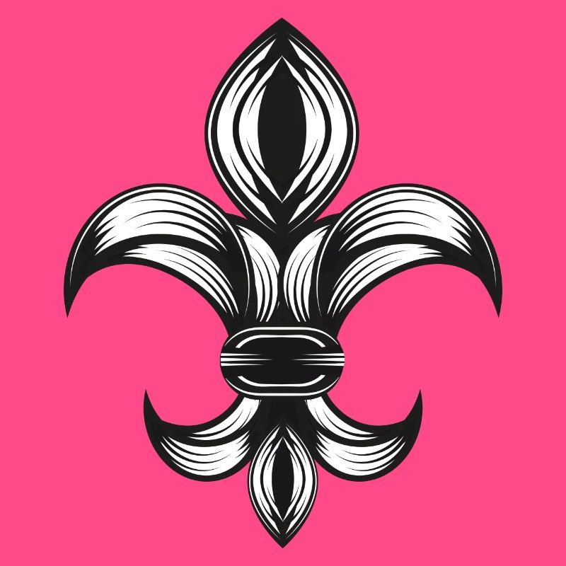 stylized iris - Fleur-de-Lys