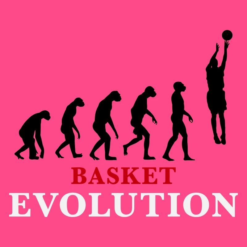 Basket Evolution Sport und Humor 3c
