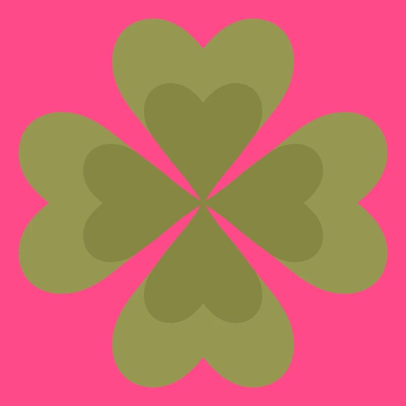 Four-Leaf Clover Pattern Design