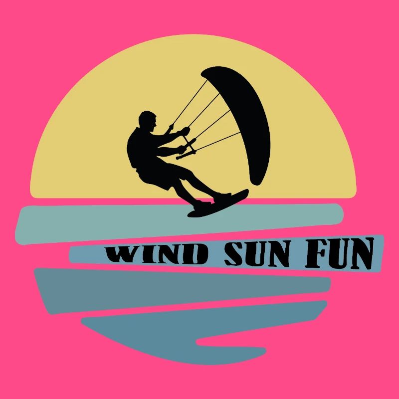 Wind Sonne Fun Kitesurfer