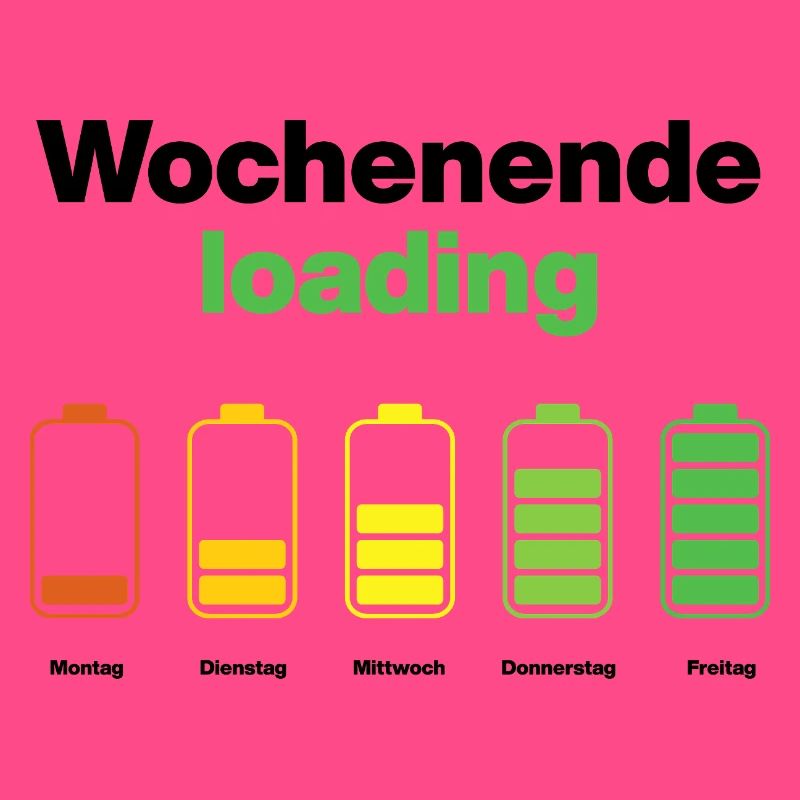 Weekend loading – battery full on Friday, work