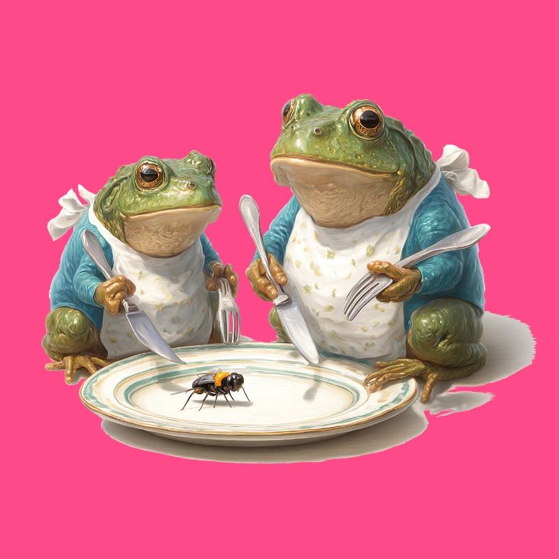 Frog Dinner: Fly on a Plate
