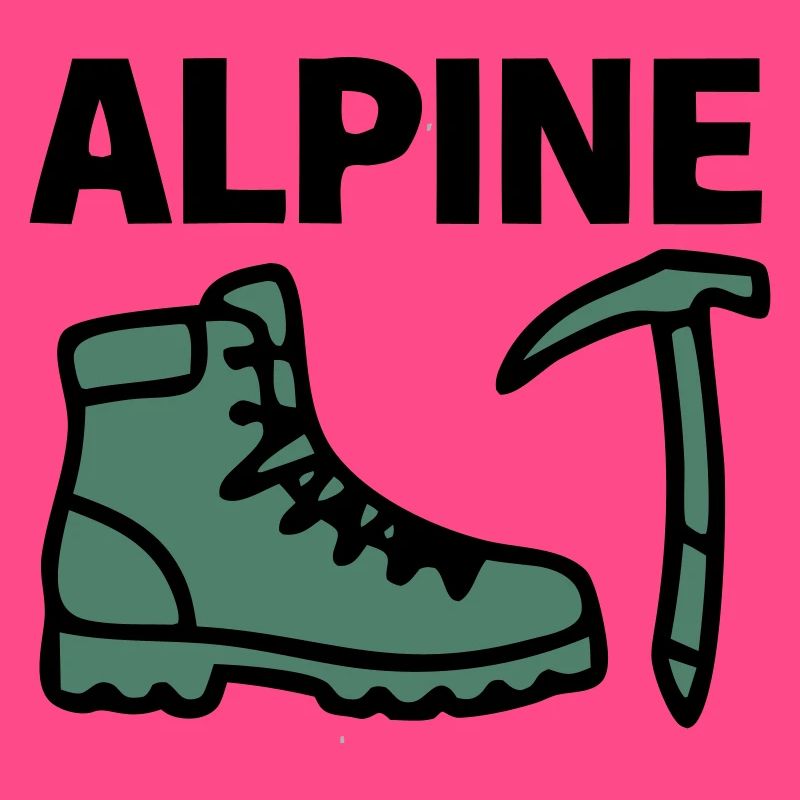 Wanderschuh Eispickel Alpine Bergsteigen Klettern