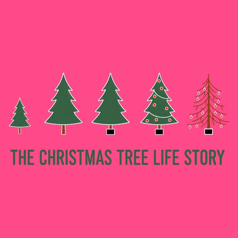 Weihnachtsbaum Evolution – Lustiges Xmas Design
