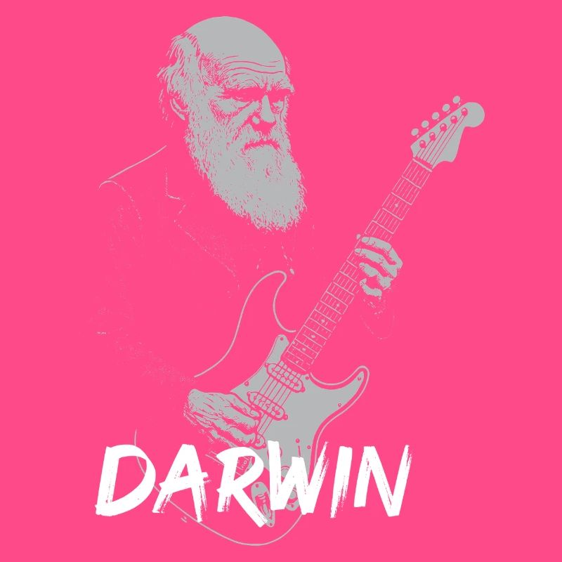 Darwin Playing Guitar Evolution