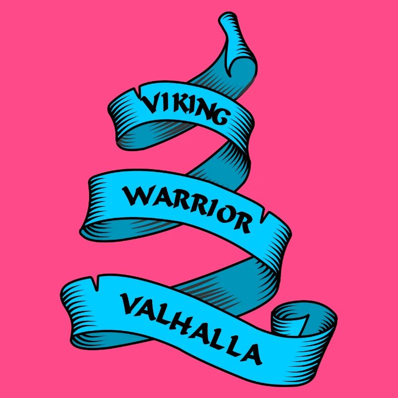 Wikinger Wimpel oder Banner blau