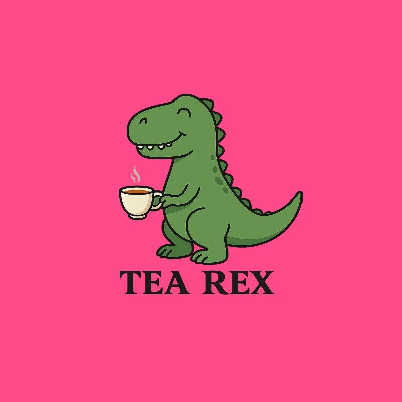Tea Rex Dino mit Tee