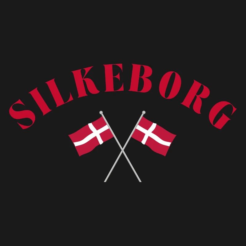 Silkeborg Danemark Drapeaux Design