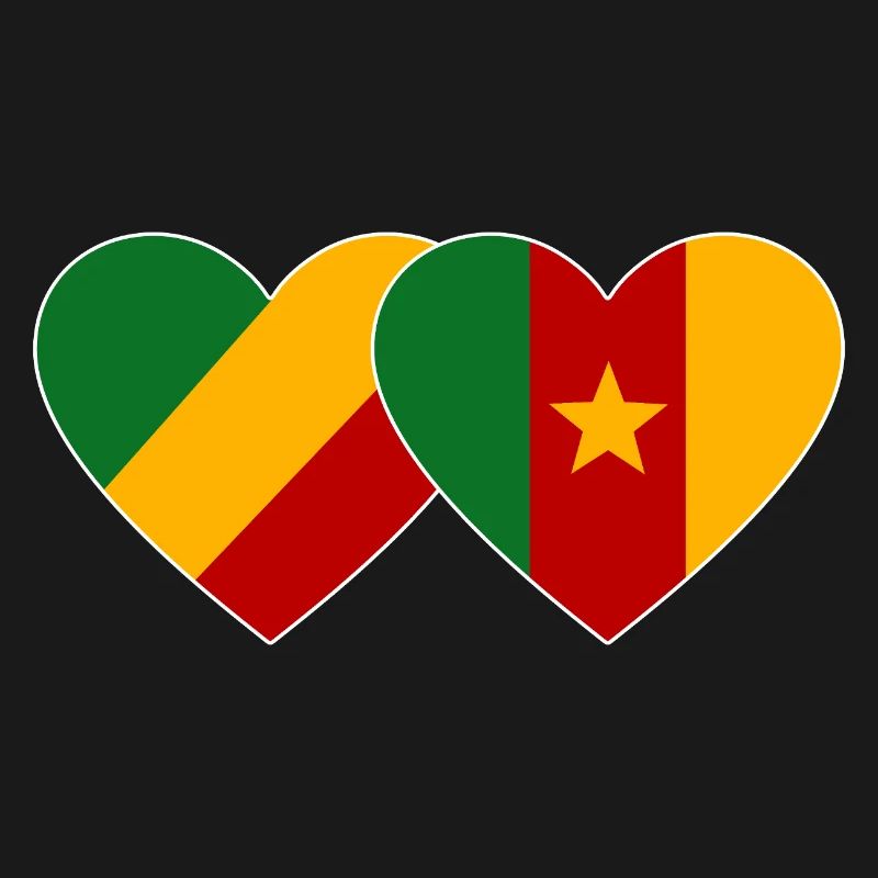 Drapeau du Congo Cameroun