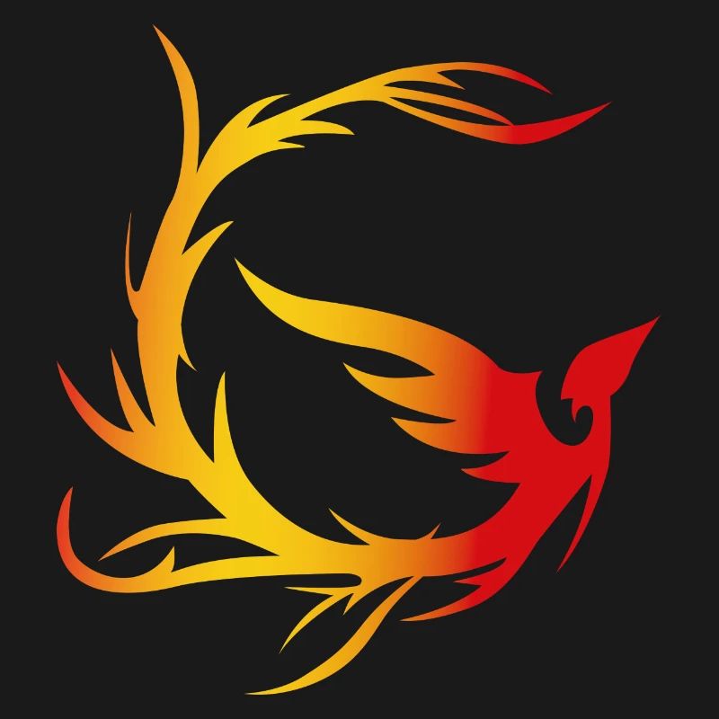 Firebird Circle with Gradient