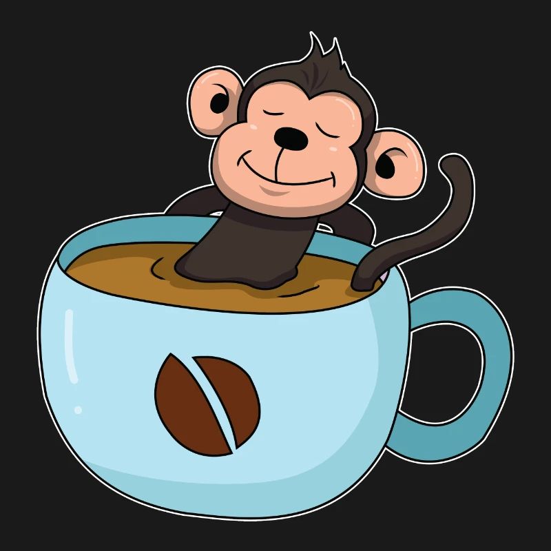 Kaffee-Äffchen