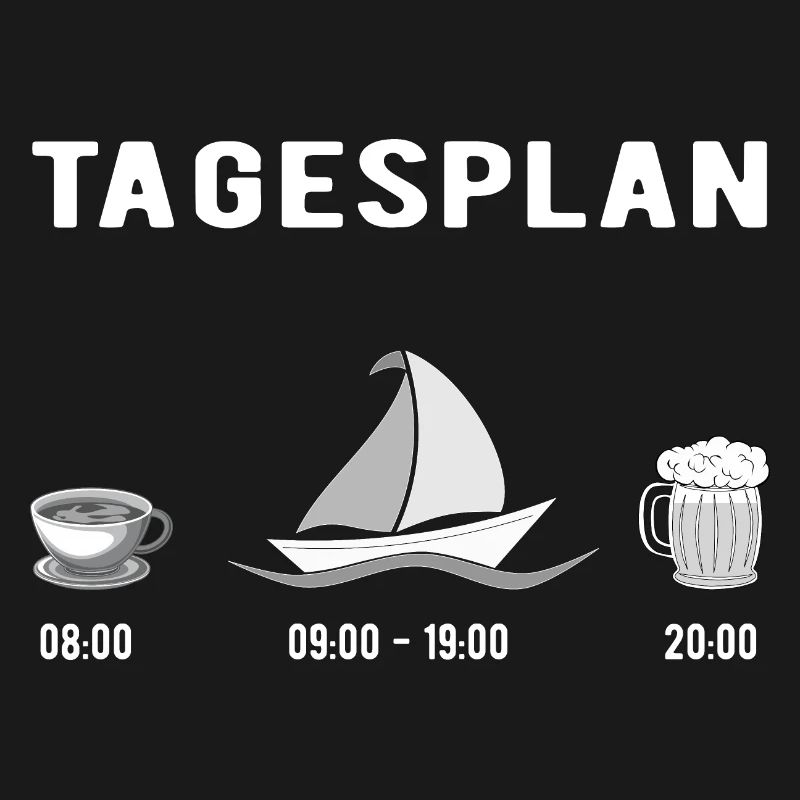 Tagesplan Segeln