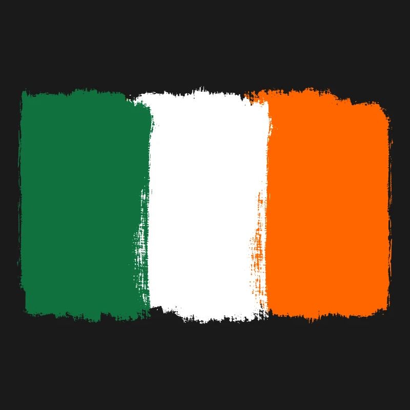 Drapeau de l’Irlande utilisé look