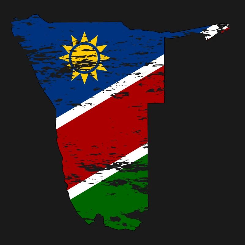 Namibia map used