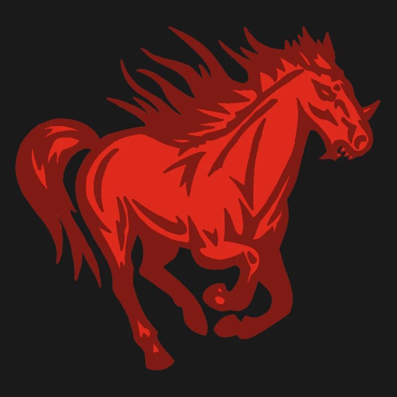 Dämonisches Pferd