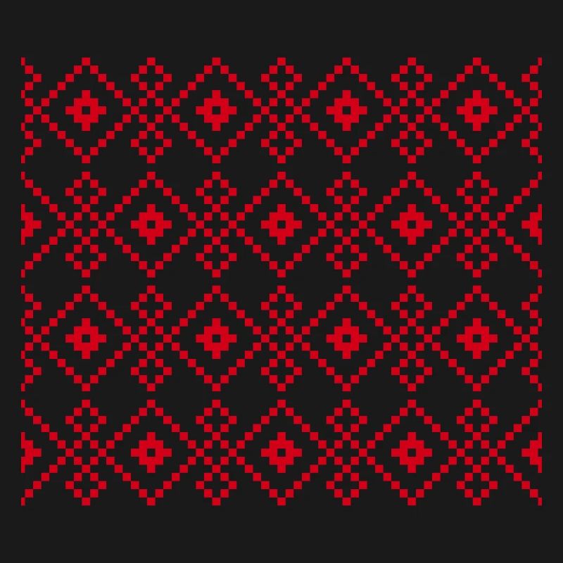 Pull uni de Noël (rouge)
