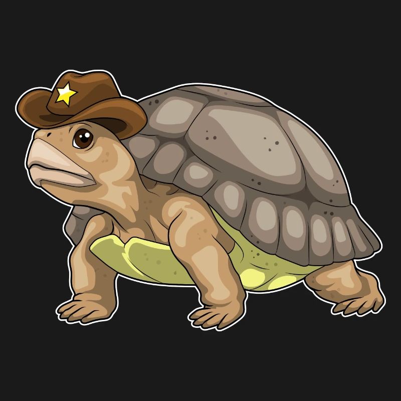 Turtle Sheriff Sheriff's Hat