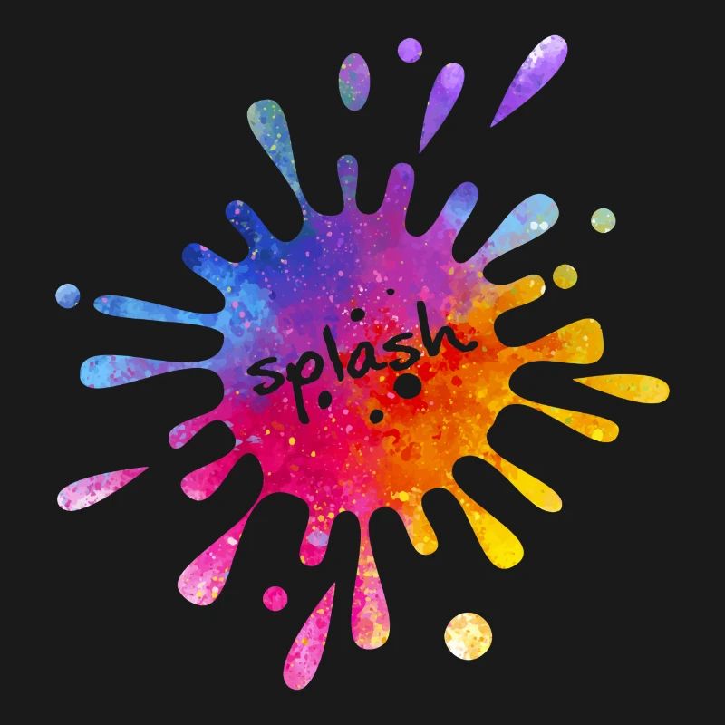 Splash - bunter Farbklecks