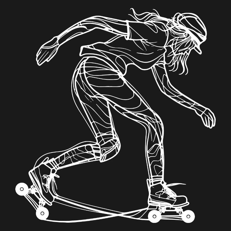 Rollschuh Mädchen