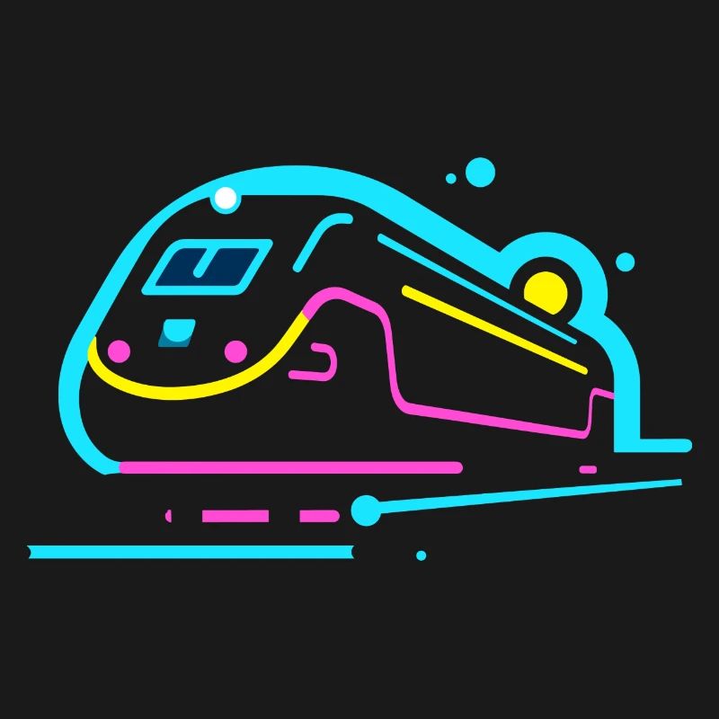 Train Comic Look