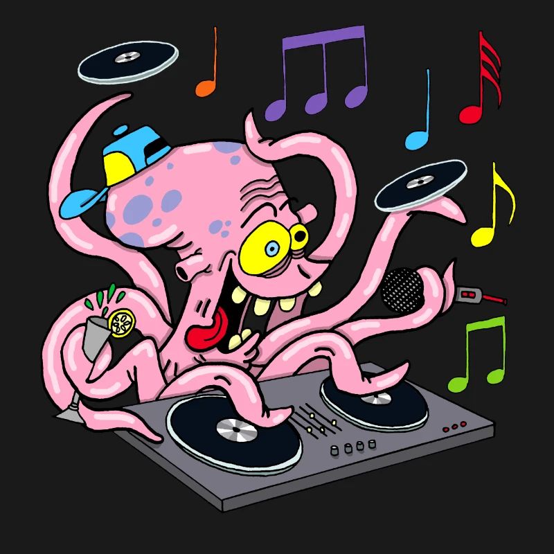 Pieuvre deejay